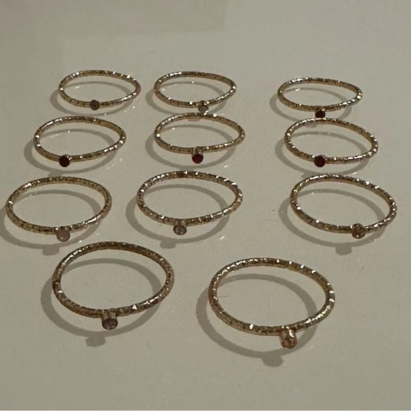 Simple Gold Rings - Picture 1 of 3
